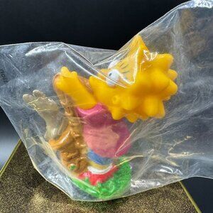 Lisa Simpson Burger King Vintage PVC Figure Sealed In Original Bag